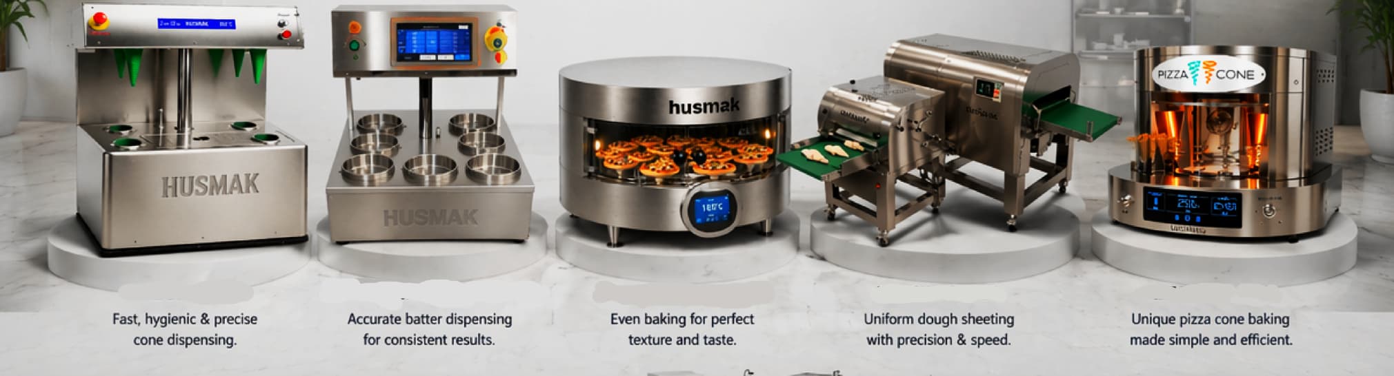 Husmak industrial food processing equipment